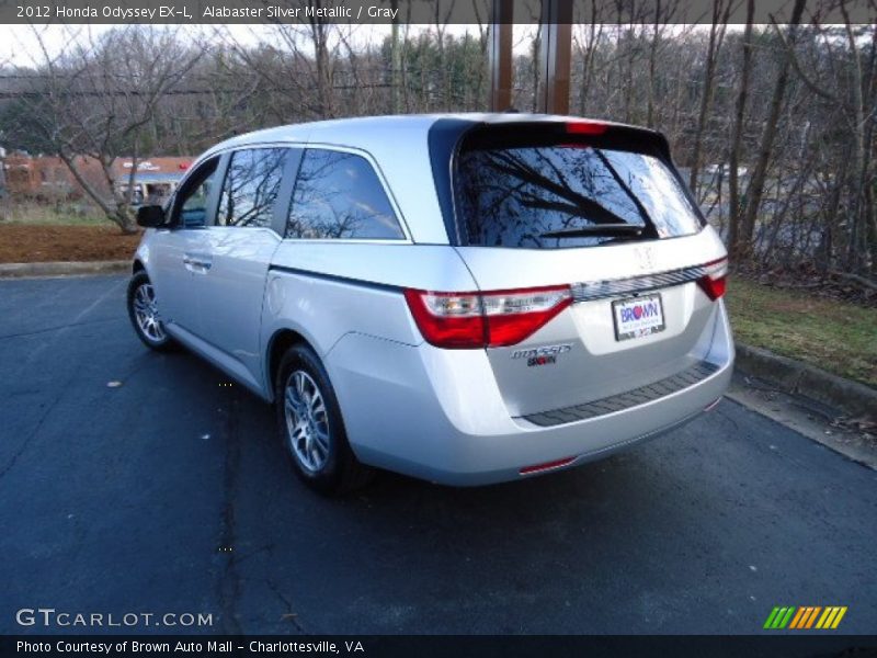 Alabaster Silver Metallic / Gray 2012 Honda Odyssey EX-L