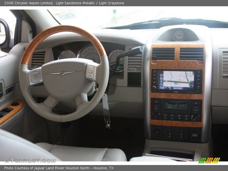 Light Sandstone Metallic / Light Graystone 2008 Chrysler Aspen Limited