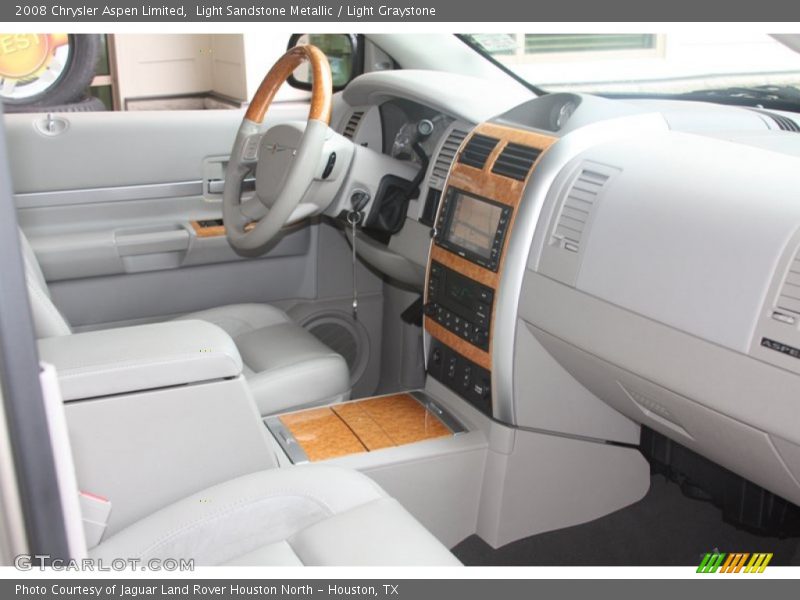 Light Sandstone Metallic / Light Graystone 2008 Chrysler Aspen Limited