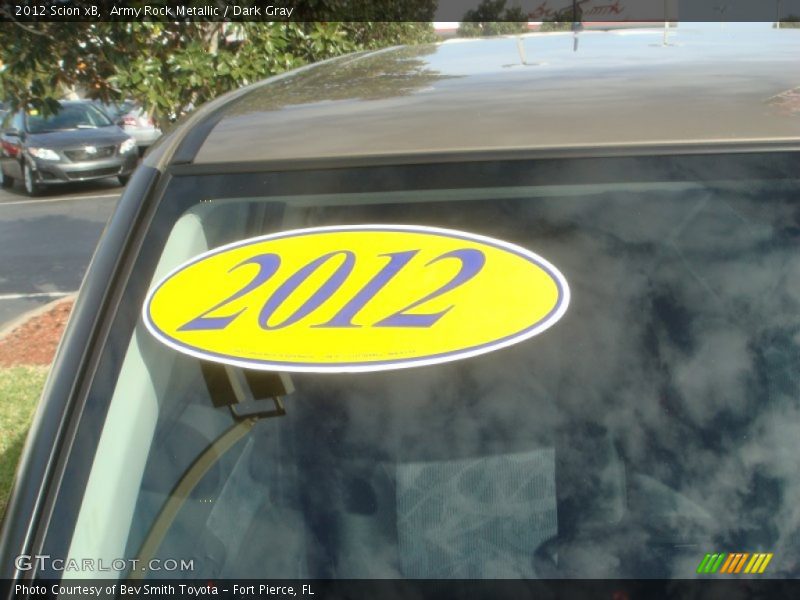 Army Rock Metallic / Dark Gray 2012 Scion xB