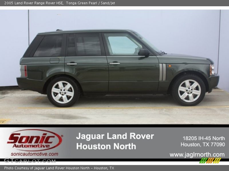 Tonga Green Pearl / Sand/Jet 2005 Land Rover Range Rover HSE