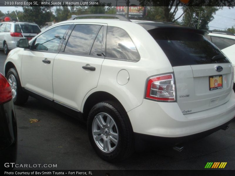 White Suede / Medium Light Stone 2010 Ford Edge SE
