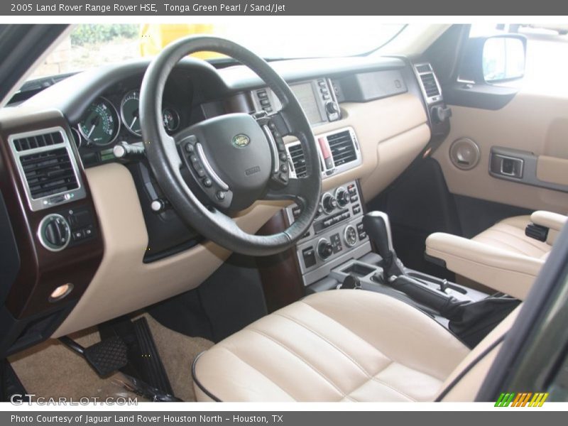 Tonga Green Pearl / Sand/Jet 2005 Land Rover Range Rover HSE