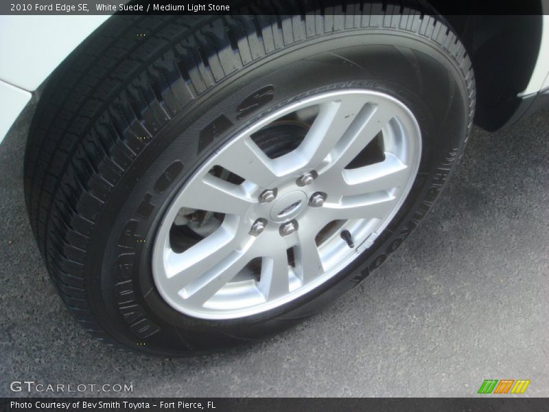 White Suede / Medium Light Stone 2010 Ford Edge SE
