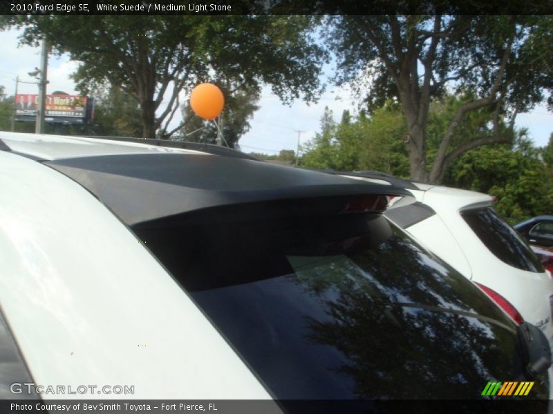 White Suede / Medium Light Stone 2010 Ford Edge SE