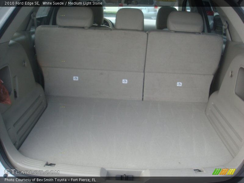 White Suede / Medium Light Stone 2010 Ford Edge SE