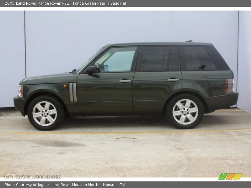 Tonga Green Pearl / Sand/Jet 2005 Land Rover Range Rover HSE