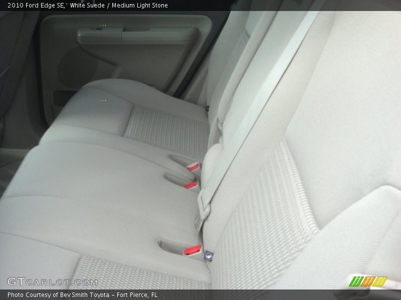 White Suede / Medium Light Stone 2010 Ford Edge SE