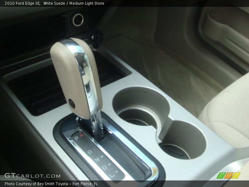 White Suede / Medium Light Stone 2010 Ford Edge SE