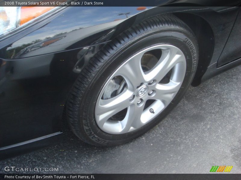 Black / Dark Stone 2008 Toyota Solara Sport V6 Coupe