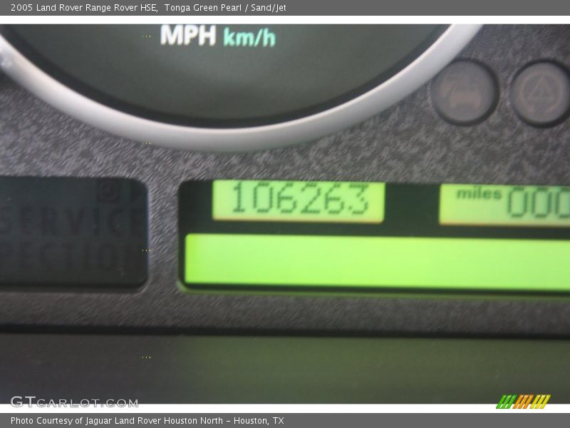 Tonga Green Pearl / Sand/Jet 2005 Land Rover Range Rover HSE