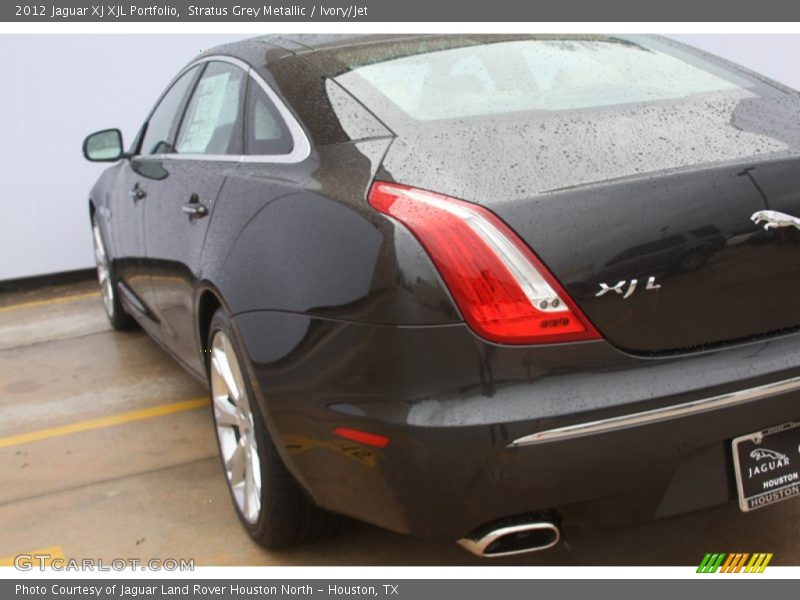 Stratus Grey Metallic / Ivory/Jet 2012 Jaguar XJ XJL Portfolio