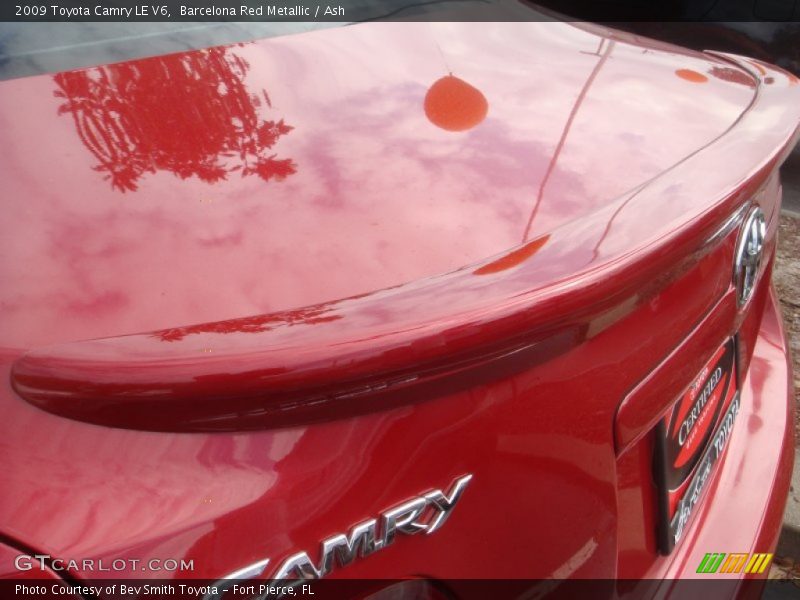 Barcelona Red Metallic / Ash 2009 Toyota Camry LE V6