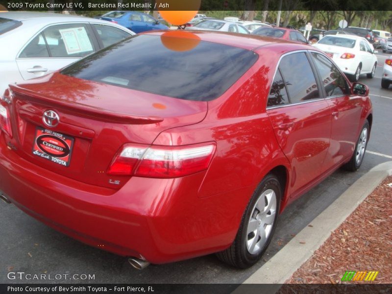 Barcelona Red Metallic / Ash 2009 Toyota Camry LE V6