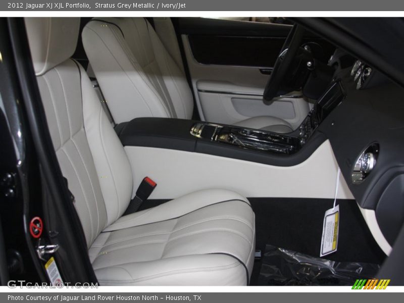 Stratus Grey Metallic / Ivory/Jet 2012 Jaguar XJ XJL Portfolio