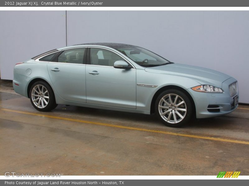 Crystal Blue Metallic / Ivory/Oyster 2012 Jaguar XJ XJ