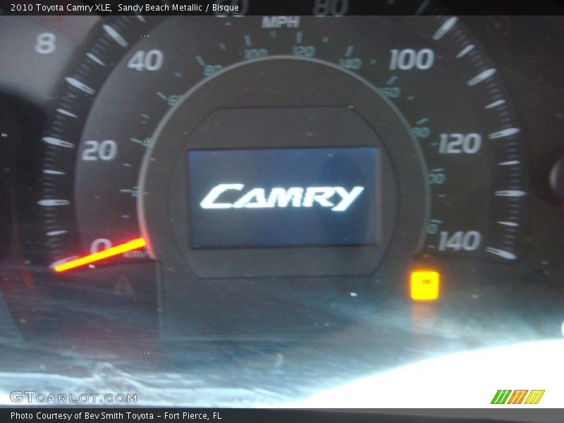 Sandy Beach Metallic / Bisque 2010 Toyota Camry XLE