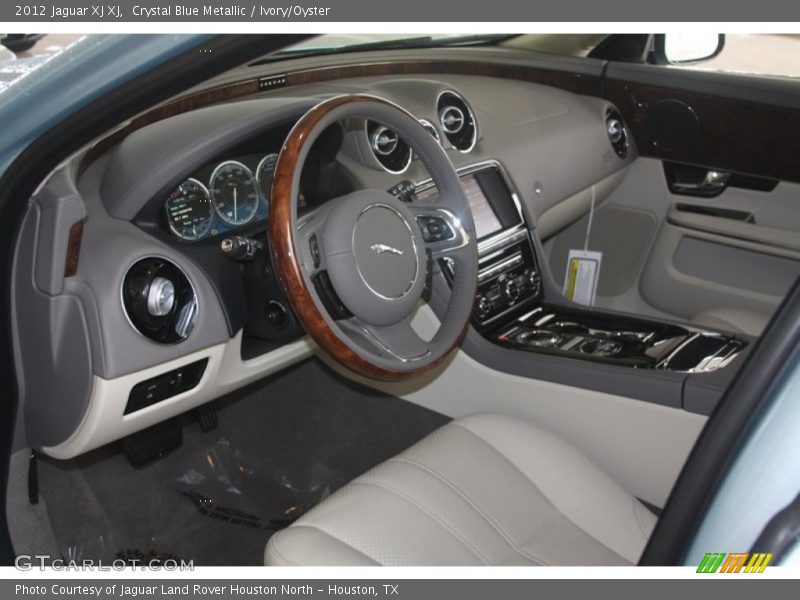 Crystal Blue Metallic / Ivory/Oyster 2012 Jaguar XJ XJ