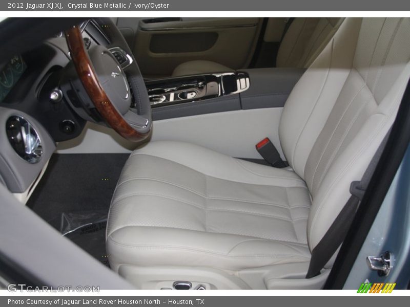 Crystal Blue Metallic / Ivory/Oyster 2012 Jaguar XJ XJ