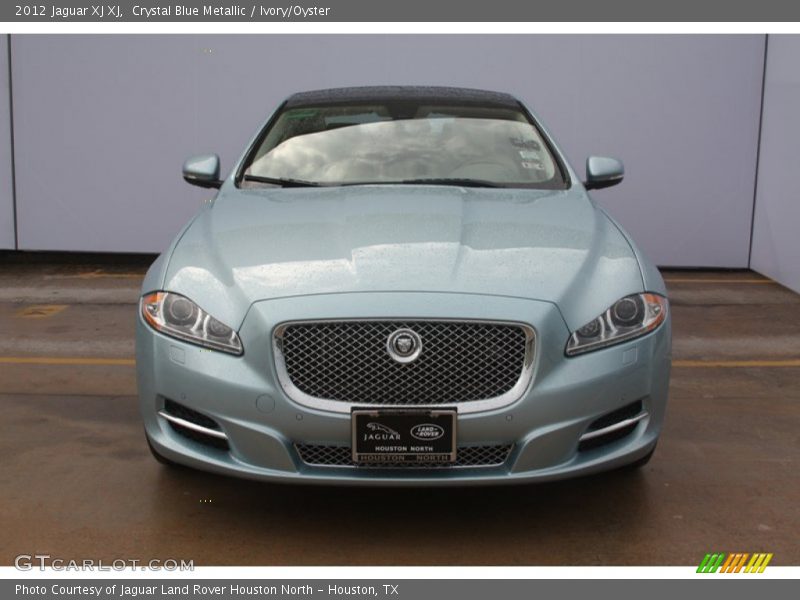 Crystal Blue Metallic / Ivory/Oyster 2012 Jaguar XJ XJ