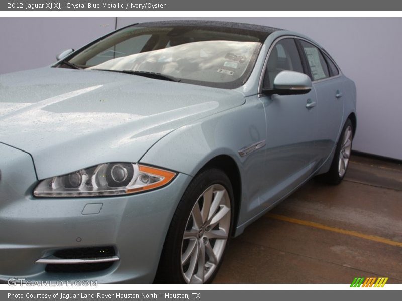 Crystal Blue Metallic / Ivory/Oyster 2012 Jaguar XJ XJ