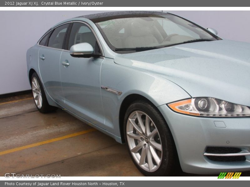 Crystal Blue Metallic / Ivory/Oyster 2012 Jaguar XJ XJ
