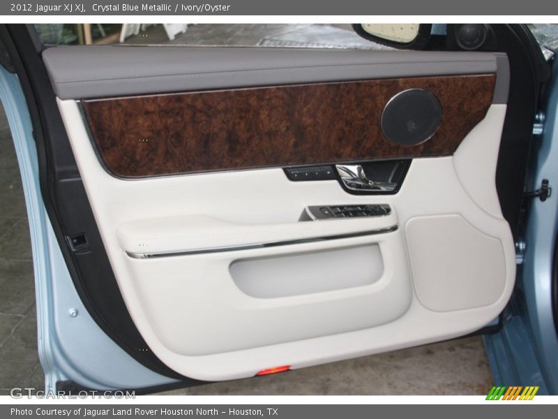 Crystal Blue Metallic / Ivory/Oyster 2012 Jaguar XJ XJ