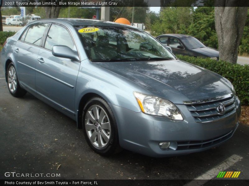 Blue Mirage Metallic / Light Gray 2007 Toyota Avalon Limited