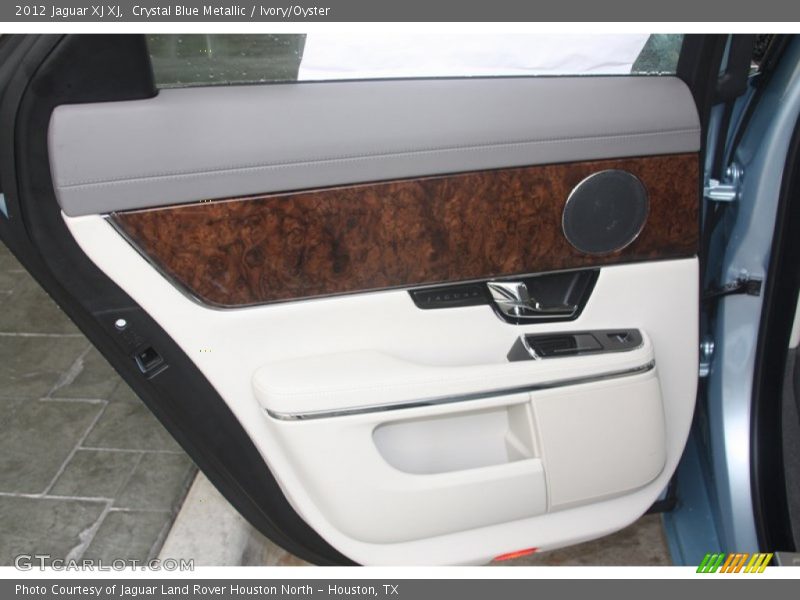 Crystal Blue Metallic / Ivory/Oyster 2012 Jaguar XJ XJ