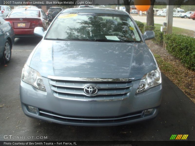 Blue Mirage Metallic / Light Gray 2007 Toyota Avalon Limited