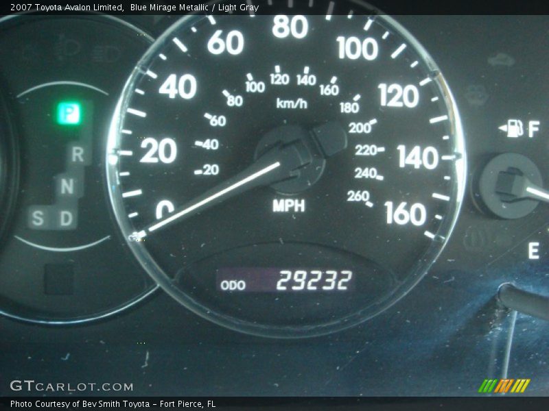Blue Mirage Metallic / Light Gray 2007 Toyota Avalon Limited