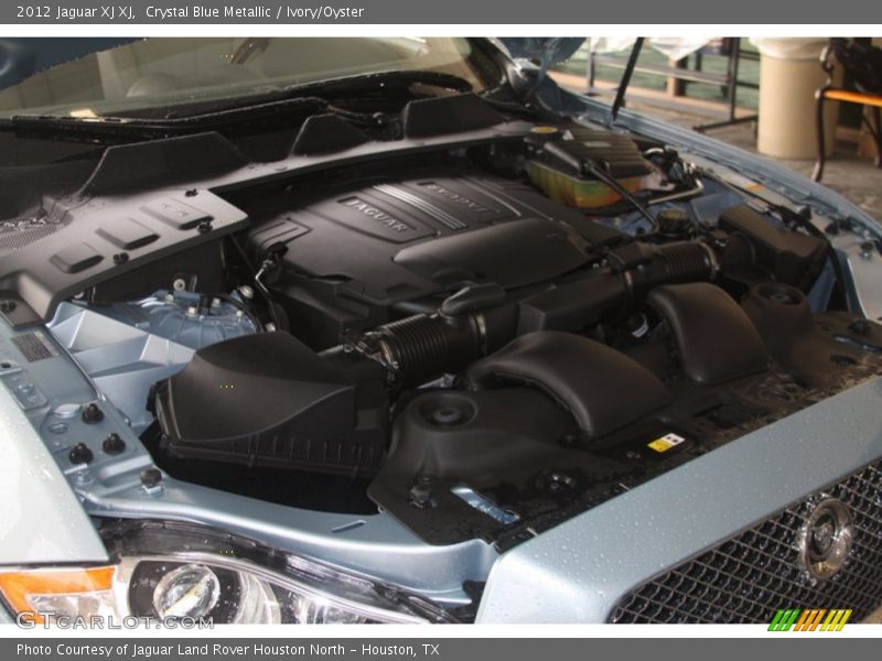 Crystal Blue Metallic / Ivory/Oyster 2012 Jaguar XJ XJ