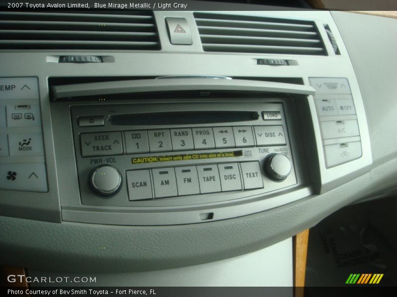 Blue Mirage Metallic / Light Gray 2007 Toyota Avalon Limited