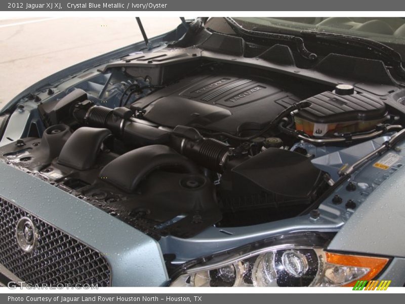 Crystal Blue Metallic / Ivory/Oyster 2012 Jaguar XJ XJ