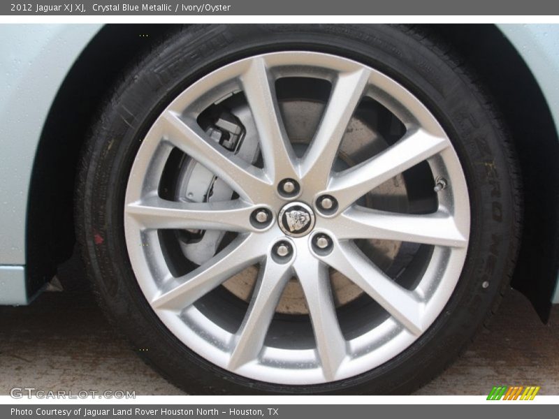 Crystal Blue Metallic / Ivory/Oyster 2012 Jaguar XJ XJ