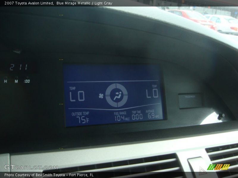 Blue Mirage Metallic / Light Gray 2007 Toyota Avalon Limited