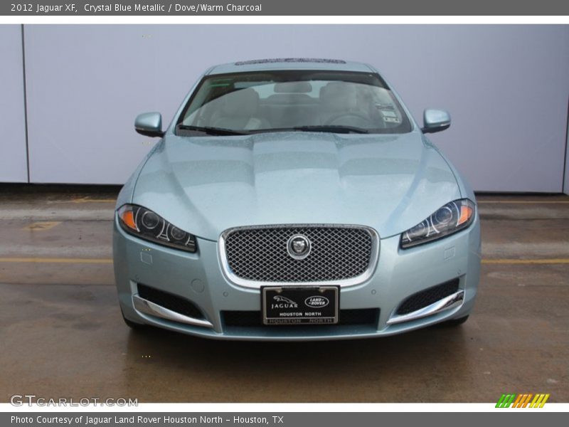 Crystal Blue Metallic / Dove/Warm Charcoal 2012 Jaguar XF