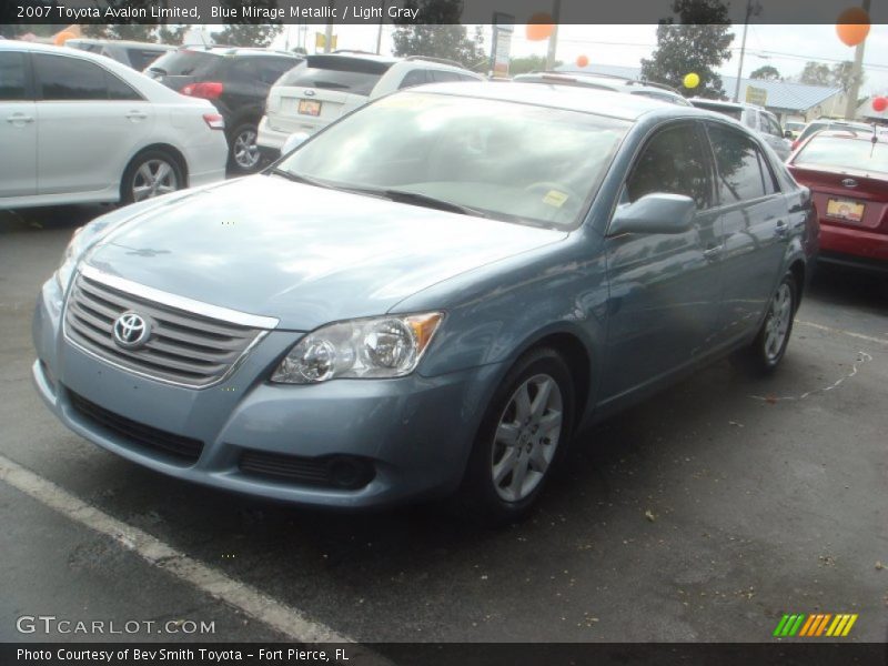 Blue Mirage Metallic / Light Gray 2007 Toyota Avalon Limited