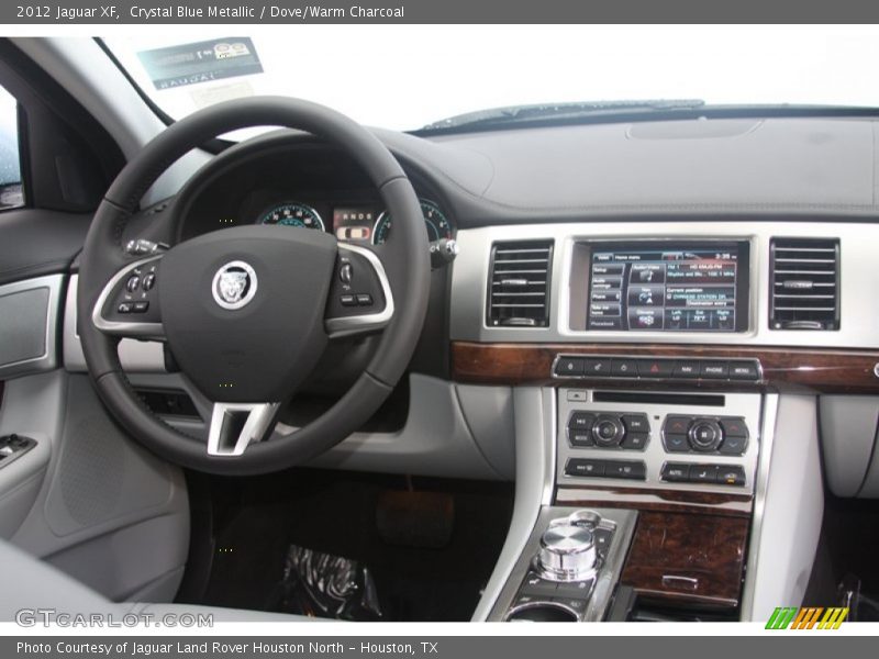 Crystal Blue Metallic / Dove/Warm Charcoal 2012 Jaguar XF