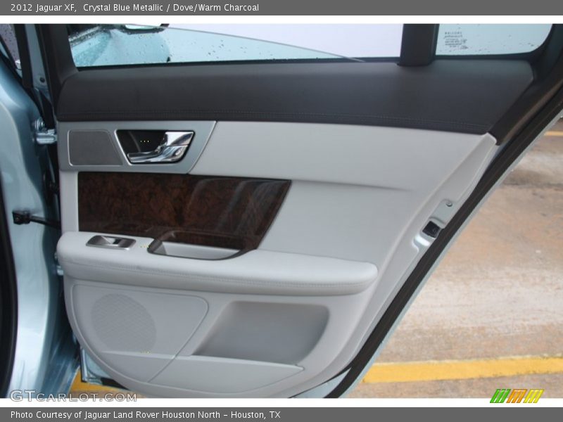 Crystal Blue Metallic / Dove/Warm Charcoal 2012 Jaguar XF