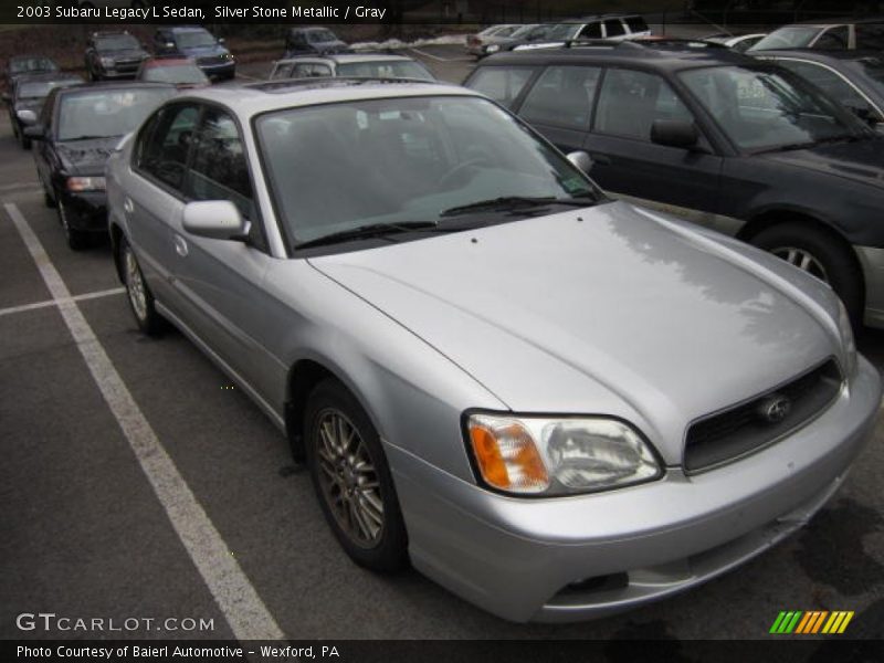 Silver Stone Metallic / Gray 2003 Subaru Legacy L Sedan