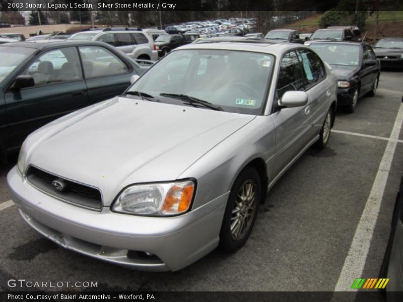 Silver Stone Metallic / Gray 2003 Subaru Legacy L Sedan