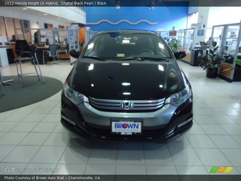 Crystal Black Pearl / Black 2012 Honda Insight LX Hybrid
