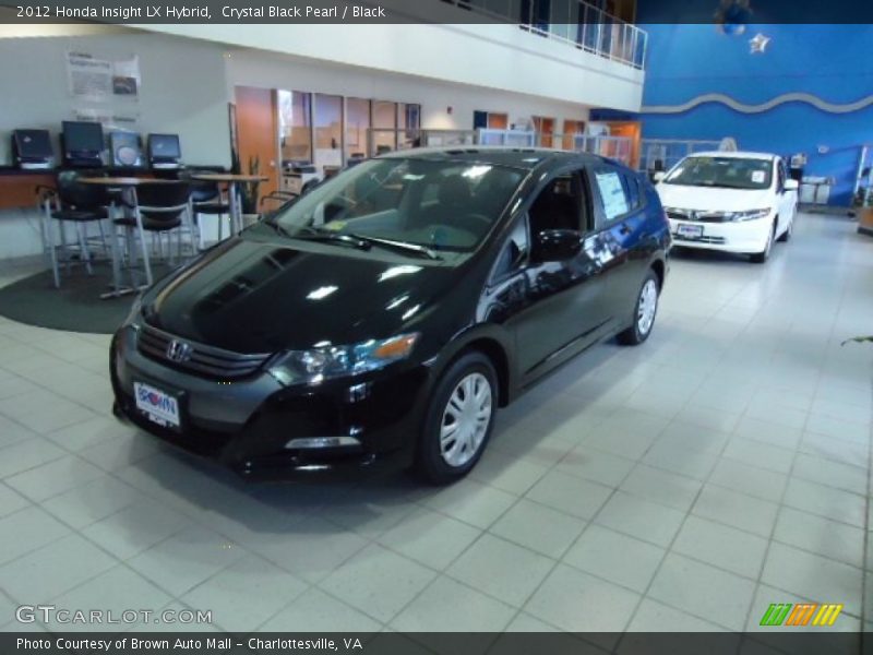 Crystal Black Pearl / Black 2012 Honda Insight LX Hybrid