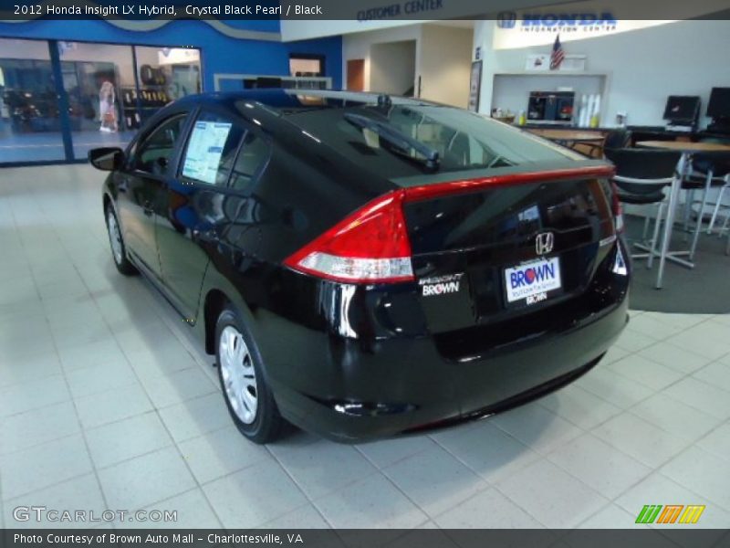 Crystal Black Pearl / Black 2012 Honda Insight LX Hybrid