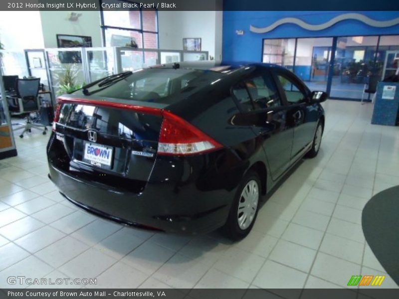 Crystal Black Pearl / Black 2012 Honda Insight LX Hybrid