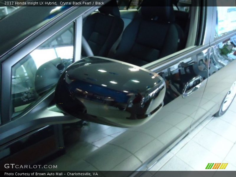 Crystal Black Pearl / Black 2012 Honda Insight LX Hybrid