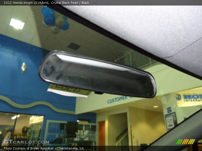 Crystal Black Pearl / Black 2012 Honda Insight LX Hybrid