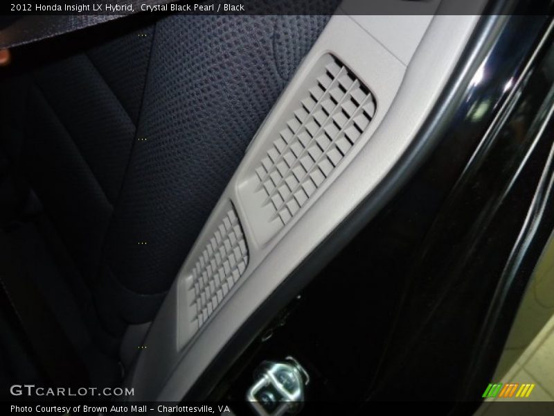 Crystal Black Pearl / Black 2012 Honda Insight LX Hybrid