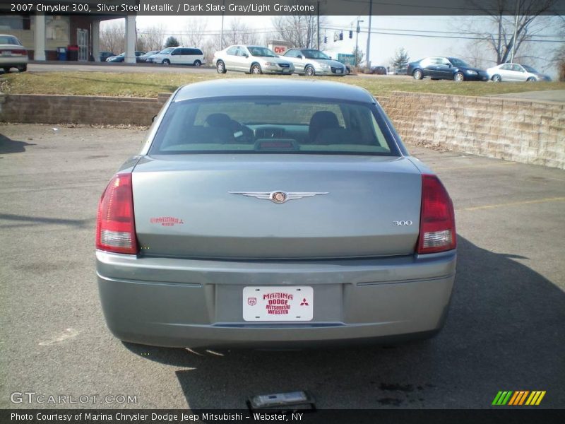 Silver Steel Metallic / Dark Slate Gray/Light Graystone 2007 Chrysler 300